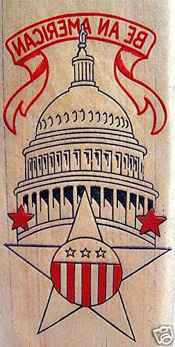 1940 Home Front WW II Be An American Patriotic Iron On War Transfer Tattoo #12