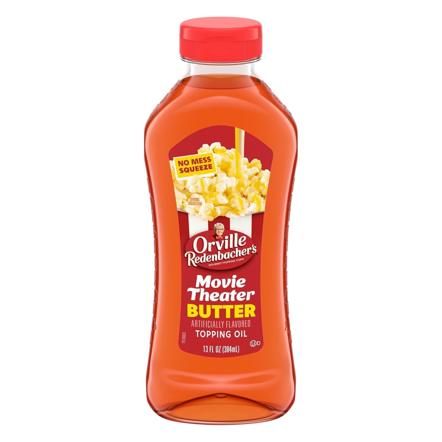 Popcorn Oil, Movie Theater Butter Flavored Topping Oil, 13 Fl Oz.
