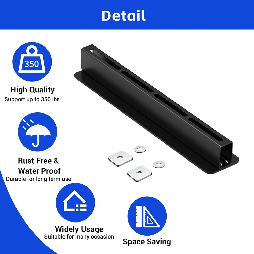 3 Pack Overhead Storage Bin Rack, Ceiling Racks For Utility Bins Organization