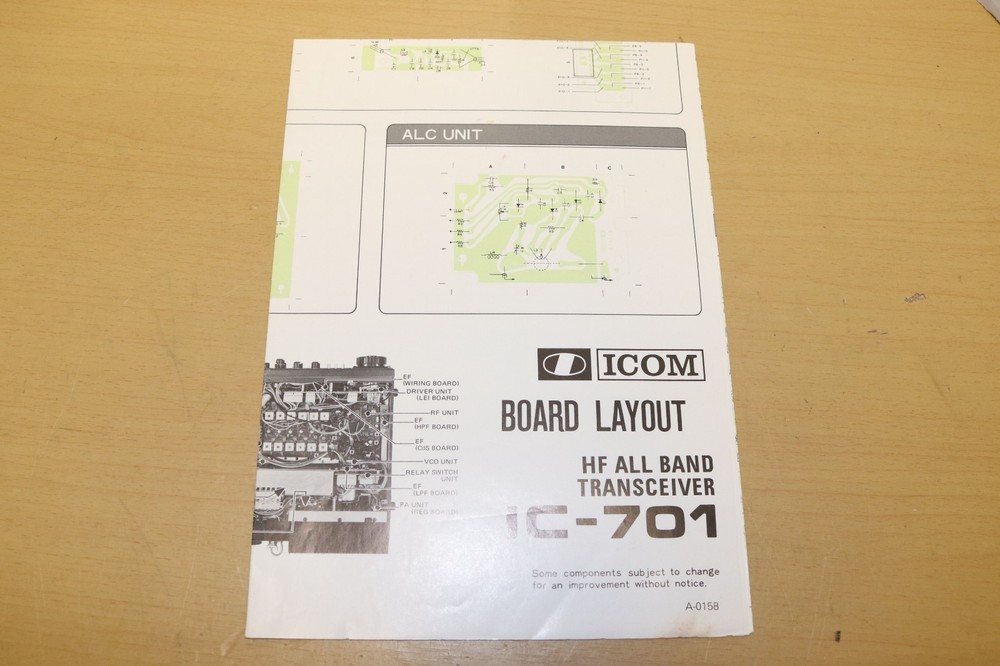 ICOM - IC-271H - INSTRUCTION MANUAL - w/PULLOUT SCHEMATIC