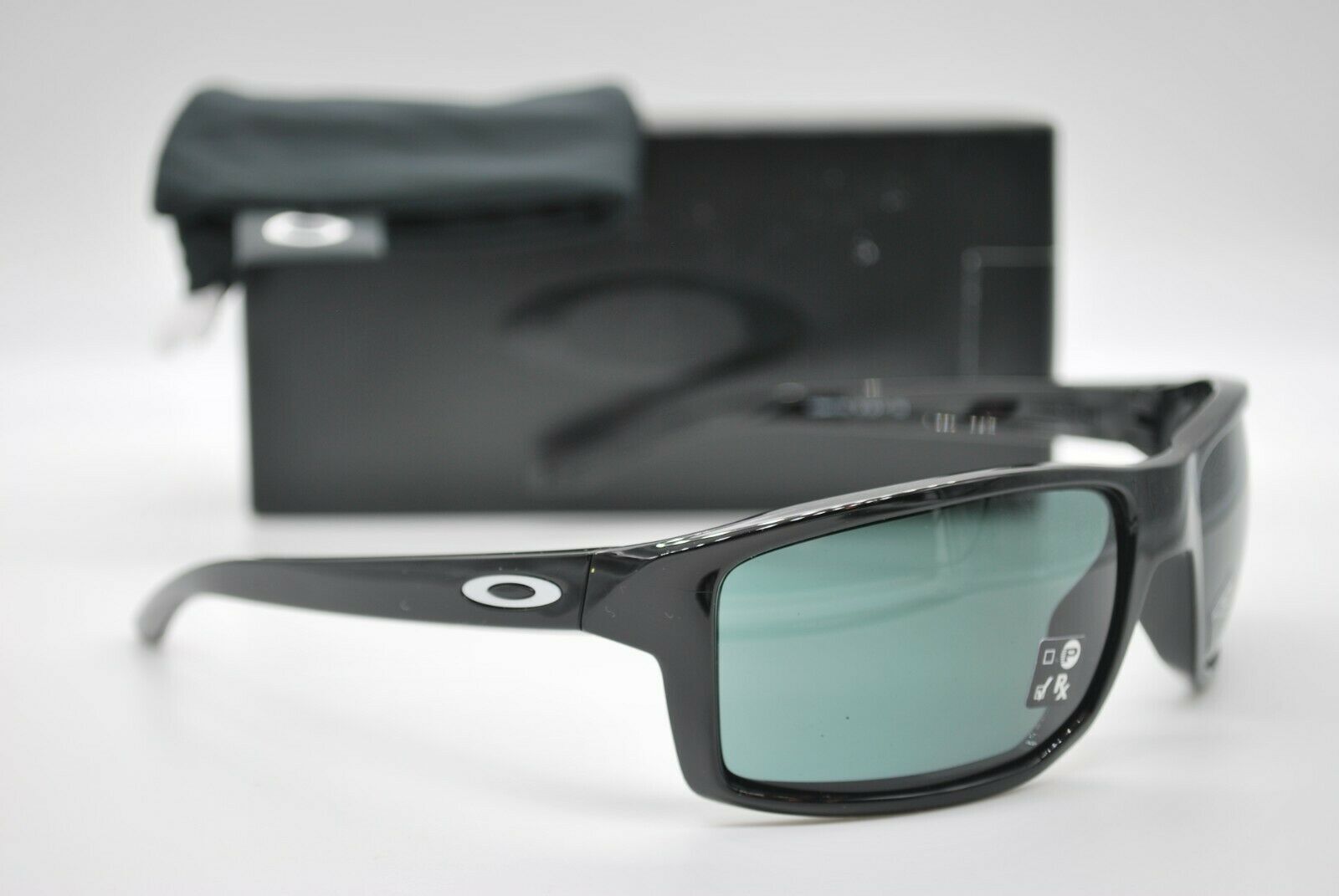 NEW OAKLEY OO9449-0160 GIBSTON BLACK PRIZM GREY AUTHENTIC SUNGLASSES RX 61-17