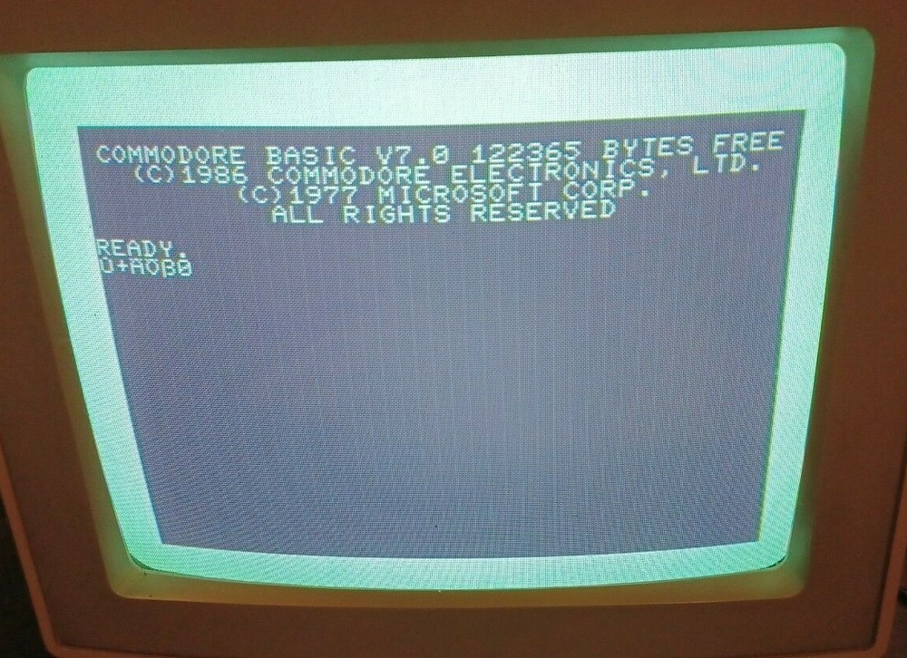 RARE Commodore 128D (DCR) Computer - Boots and Computes! German Keyboard!