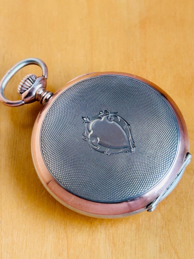 2T805 Zenith silver pocket watch