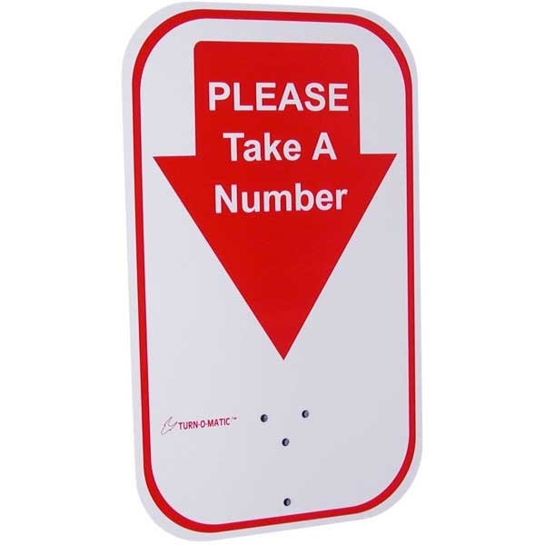 2-Digit Take A Number System with Counter Top Ticket Dispenser