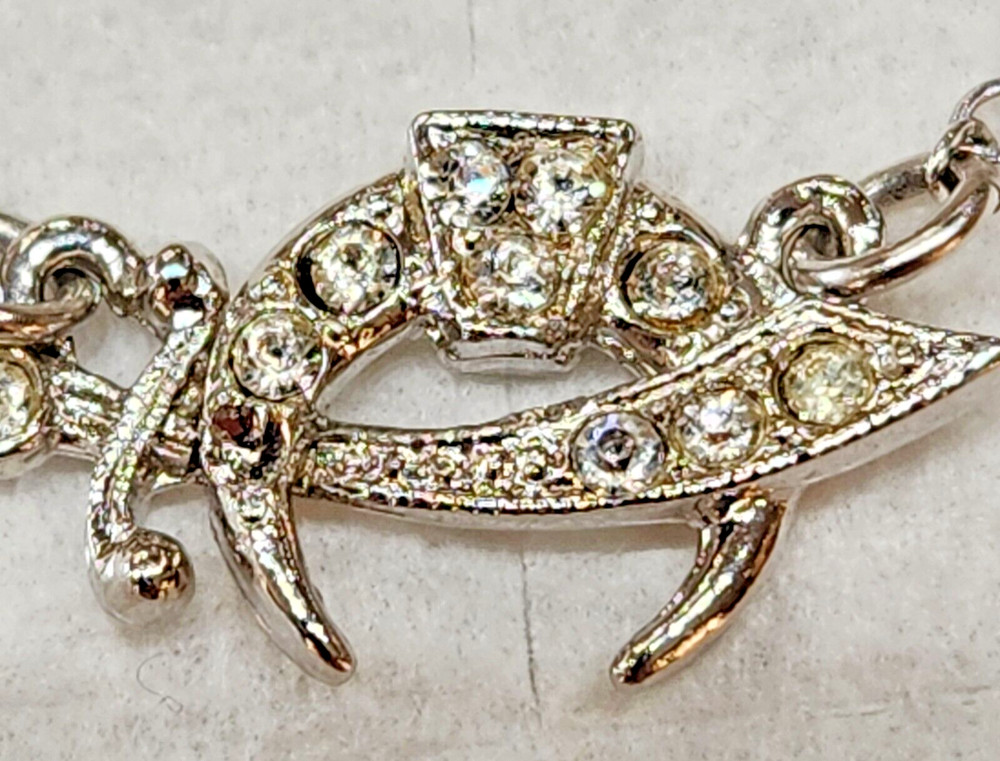 Shriners Sword Pin Rhinestones