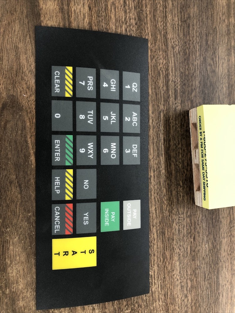 Custom Graphics Tesoro Keypad Overlay