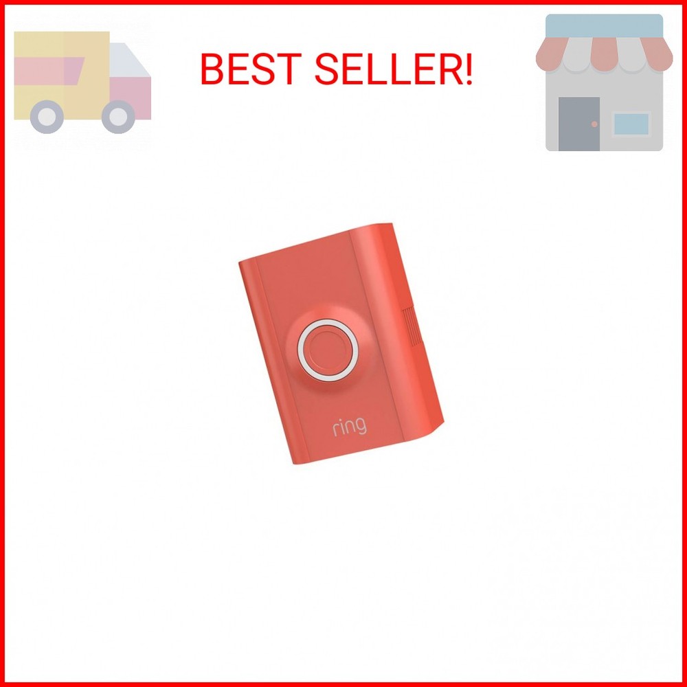 Ring Video Doorbell 2 Faceplate - Firecracker