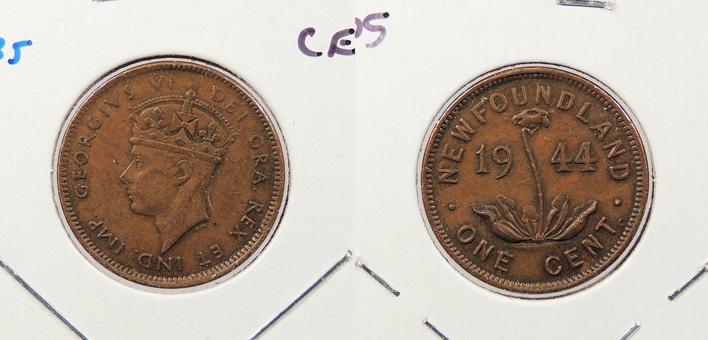 CANADA Newfoundland 1944-C Cent #WC97741
