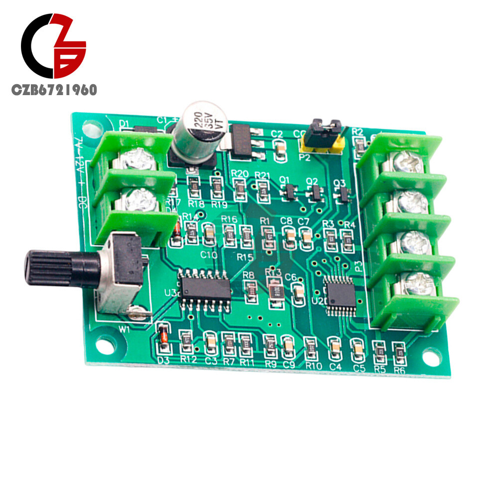 7-12V Brushless DC Motor Driver Controller Board w/ Voltage Current Protection