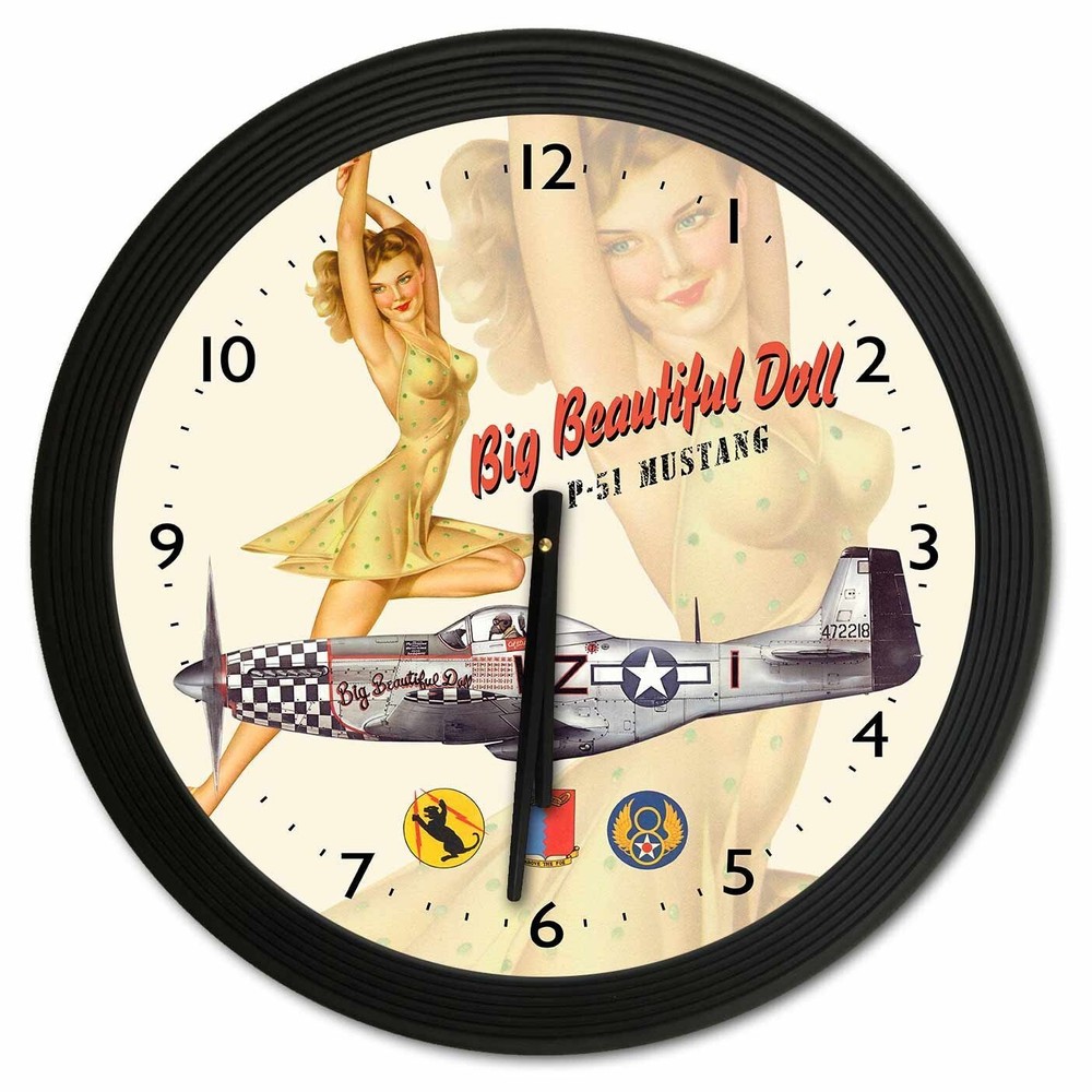P-51 Big Beautiful Doll Clock