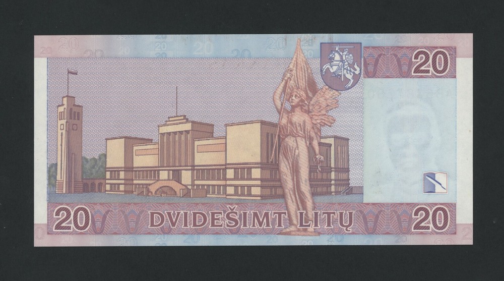 LITHUANIA 20 LITU 2007 AB PICK # 69 UNC.