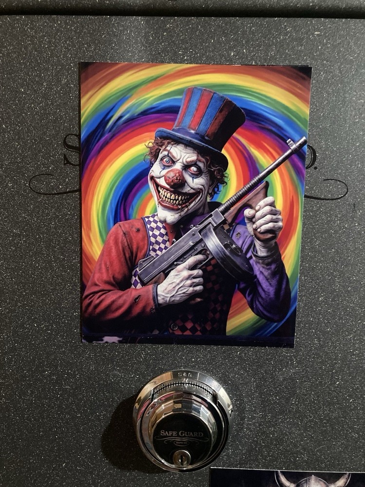 Gun Safe Magnet Art