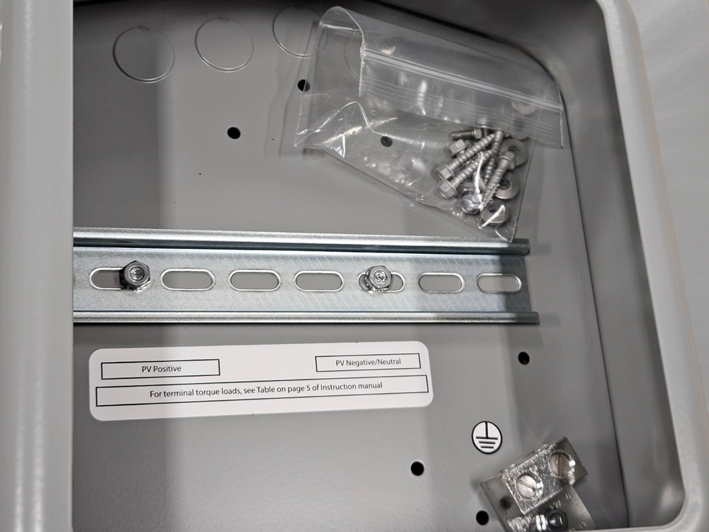 Soladeck Flashed Combiner Enclosure Model 0799–2 Gray for Solar Installations
