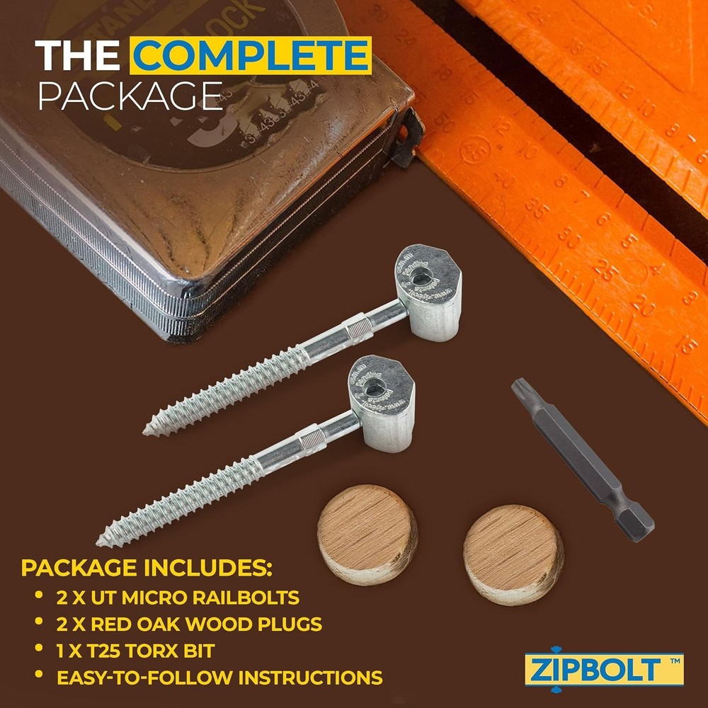 Zipbolt Micro Railbolt 16.610 UT 1 Double Pack