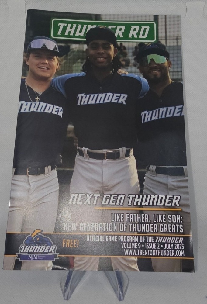 Thunder Rd Official Game Program Book July 2025