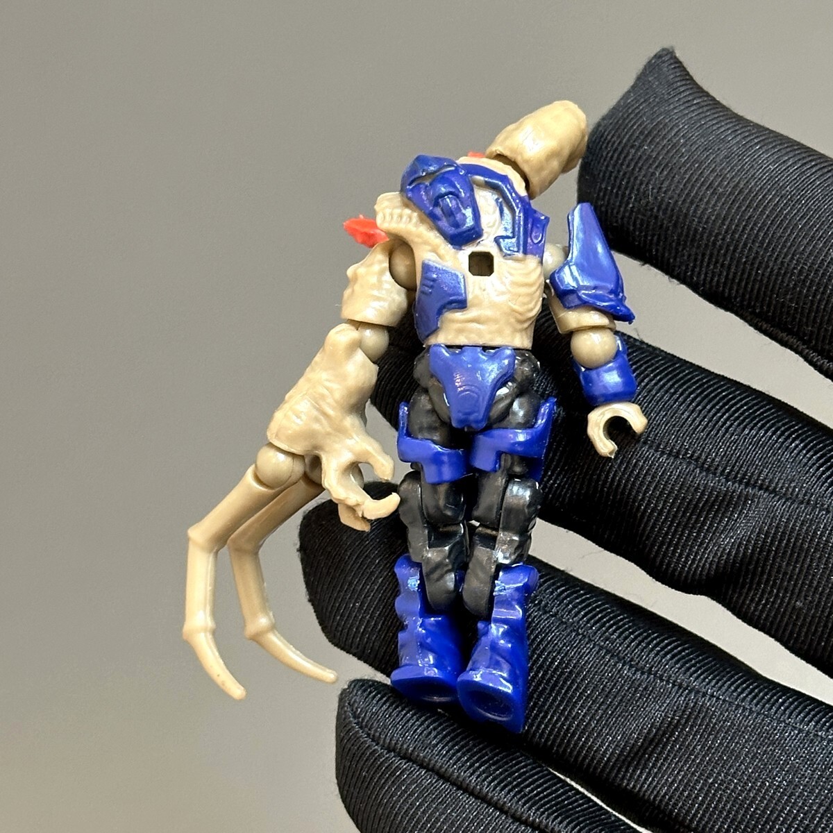 5x Rare Mega Construx Halo 2 Flood Combat Form Covenant Elite (Dark Blue) Figure