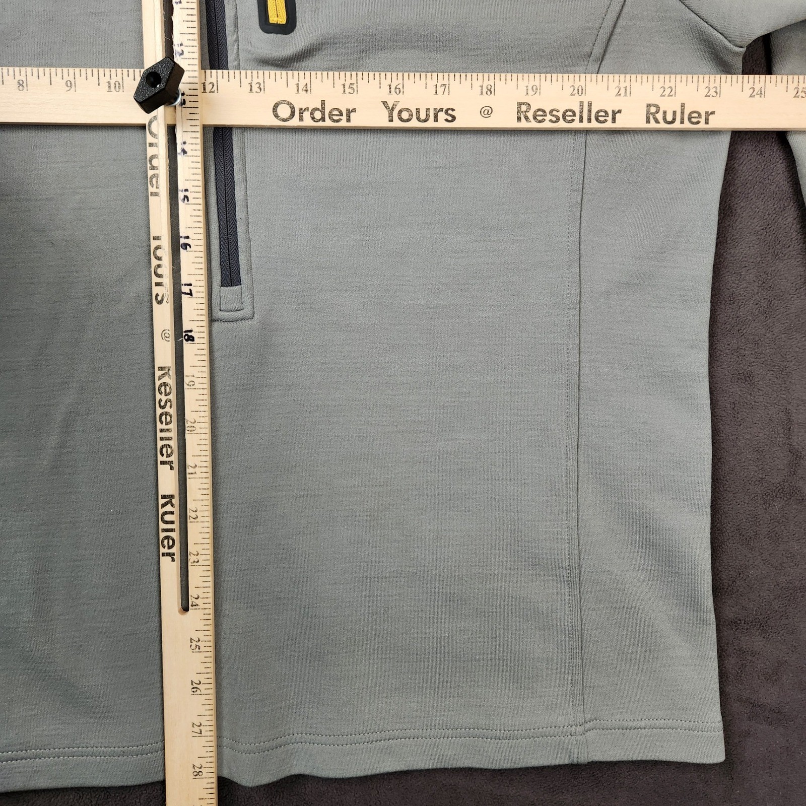 Smartwool Quarter Zip Pullover Mens XL Gray Merino Wool Nylon Activewear Sweater