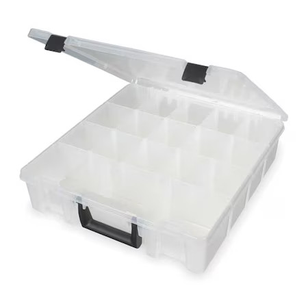 Flambeau T9007 Adjustable Compartment Box With 6 To 18 Compartments, Plastic, 3