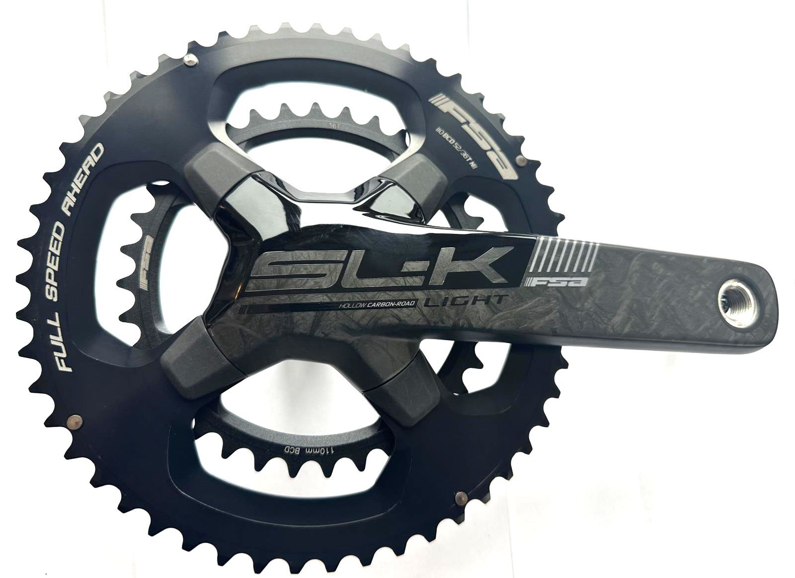 FSA SL-K BB386EVO Carbon Crankset Speed: 11, 30mm, BCD: 110, 36/52, 172.5mm NEW