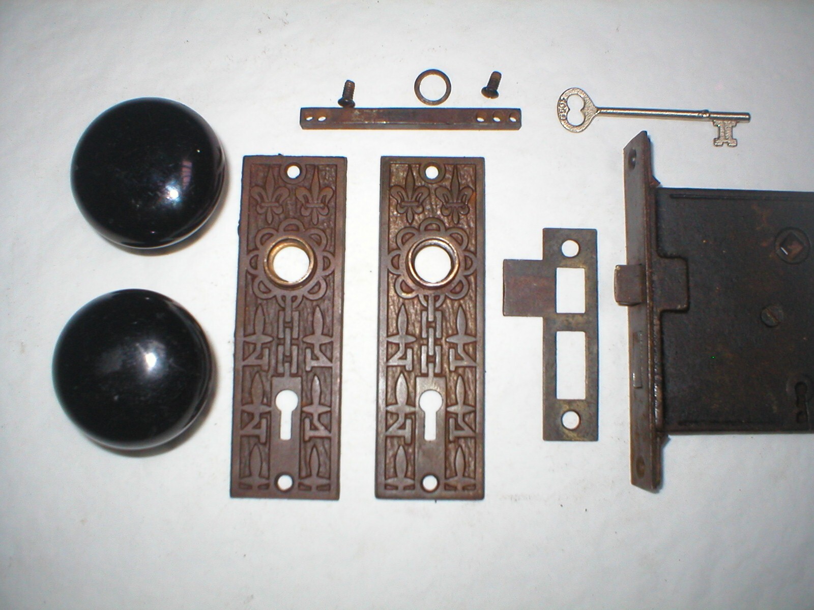 Antique Victorian Era Door Hardware