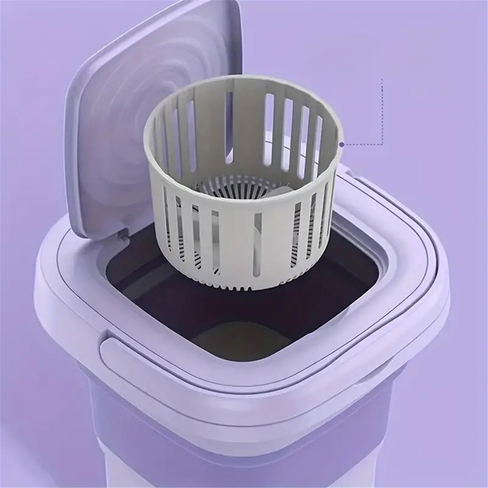 Mini Washing Machine 8L Folding Portable Sterilization Drying Laundry Machines