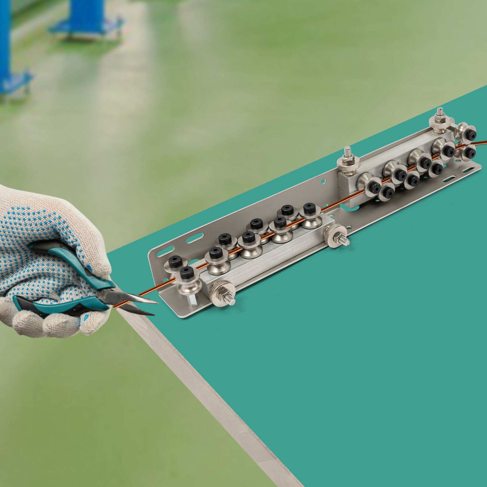 Wire Cable Straightener Manual Wire Straightener Wire Wheel Semi-Automatic New