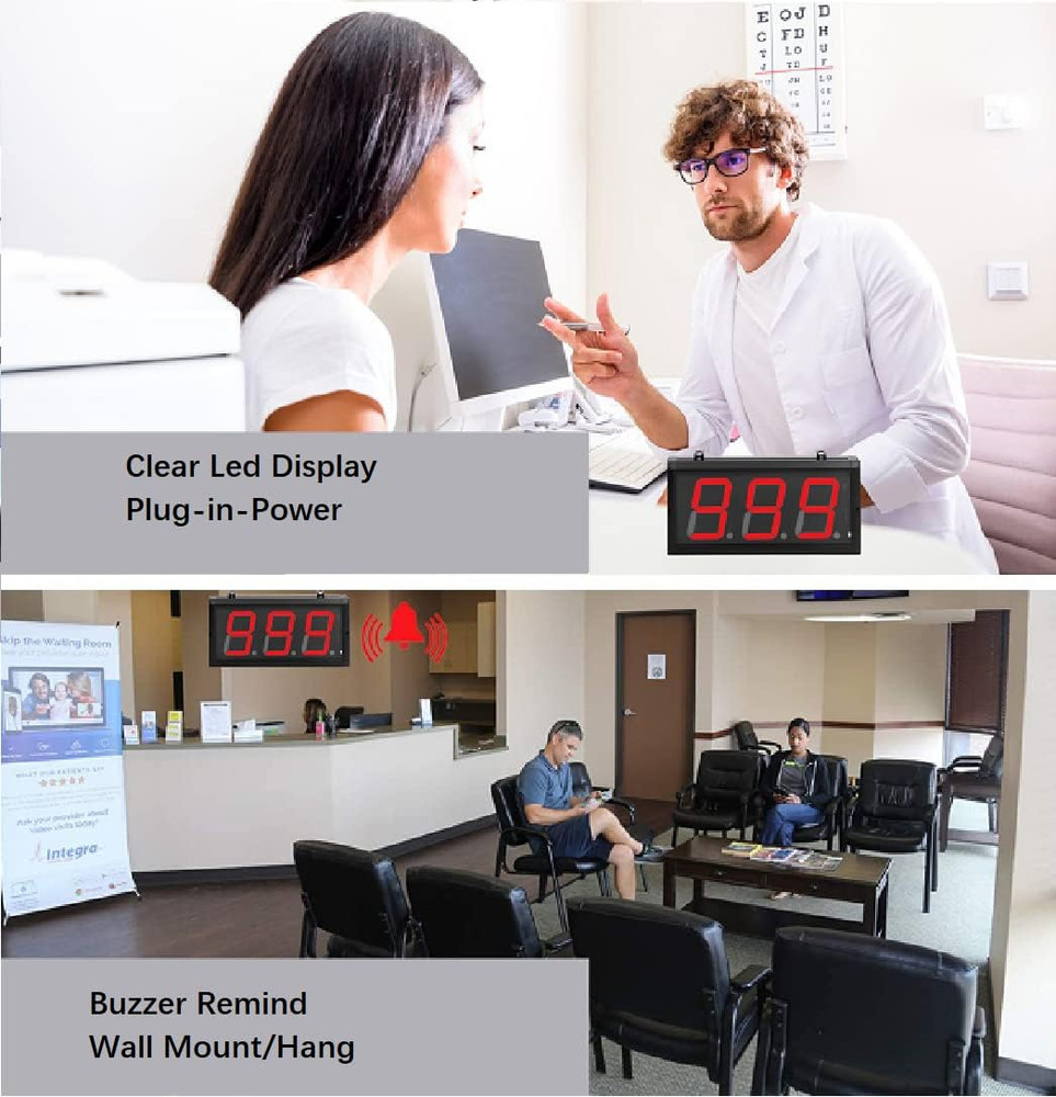 LED Up/Down Counter with Switch Box & Remote Red 4'' LED Display (3Digits)