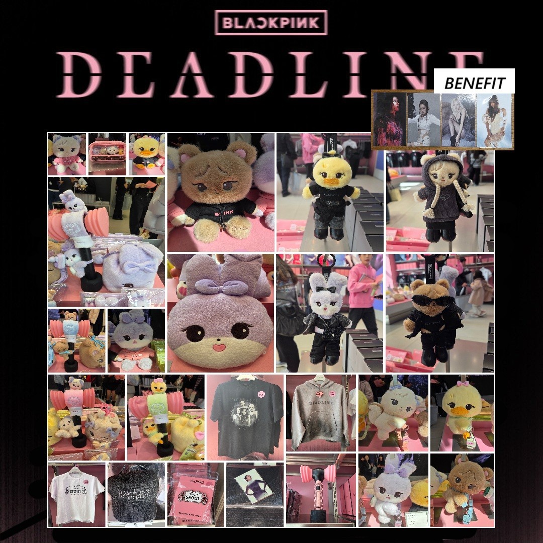 BLACKPINK [DEADLINE] MUSINSA OFFICIAL POP UP + Tracking number