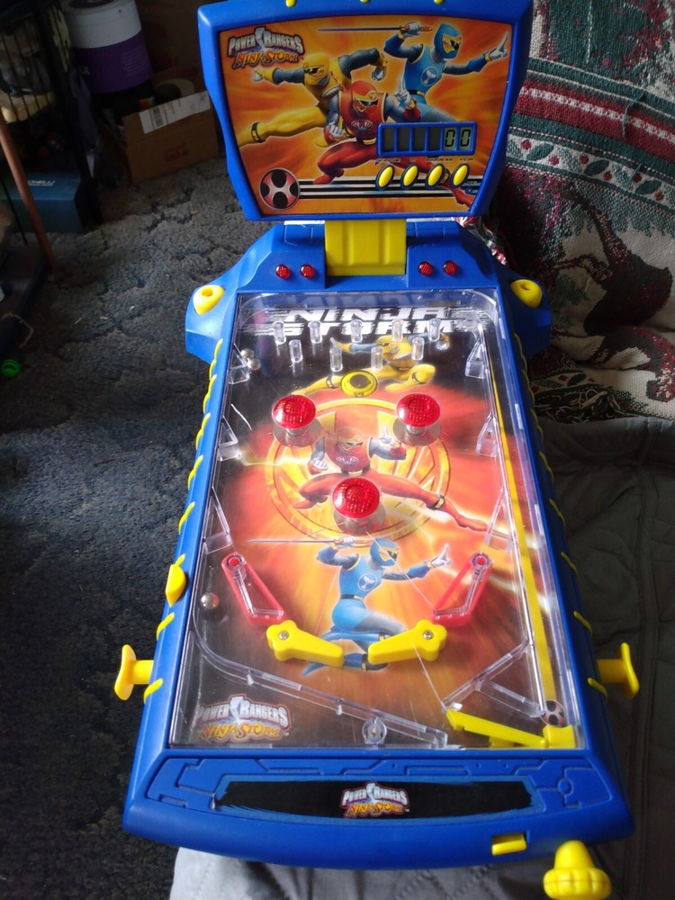 Power Rangers Ninja Storm Electronic Tabletop Pinball Machine