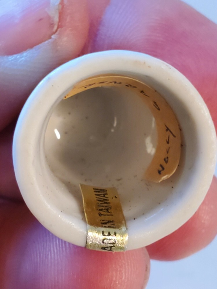 Vintage okc Zoo Thimble NWT NEEDS A BATH box7