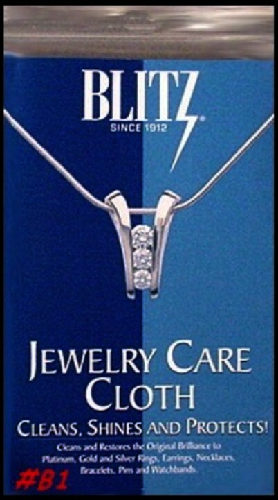Blitz Jewelry Cleaning Cloth - Works Great!