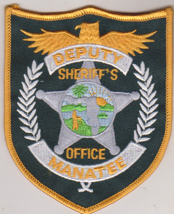 Manatee County FL Sheriff's Office older non shield shape patch