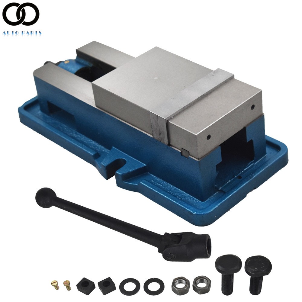 4" Lockdown CNC Milling Machine Vise Clamping Vice Precision Without Base