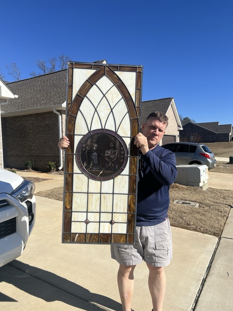 Stained Glass Window Called, “The choice”