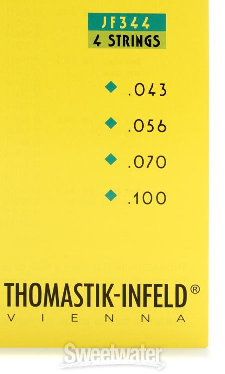 Thomastik-Infeld Jazz Flat Wound Bass Strings - 4-String 34" Long Scale