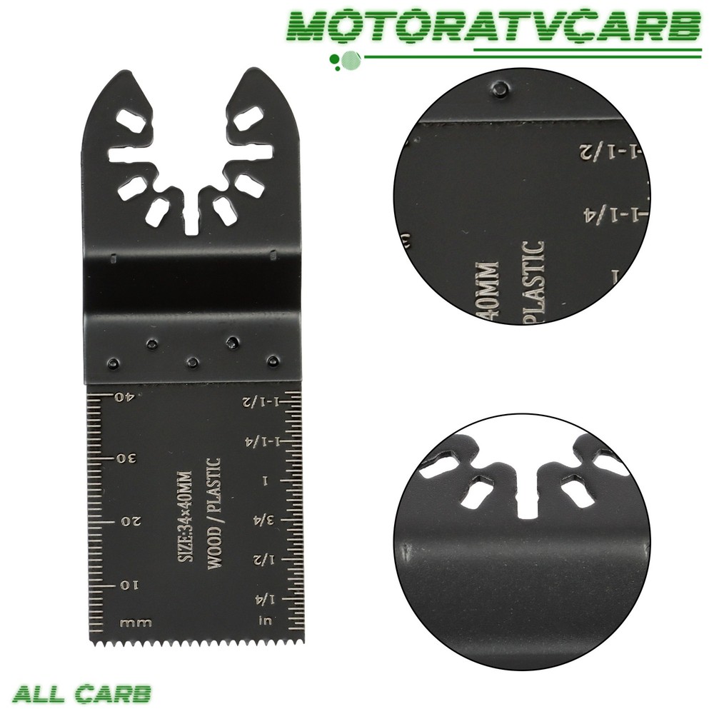 ALL-CARB 35PCS Multitool Blades Titanium Oscillating Tool Quick Saw Blades