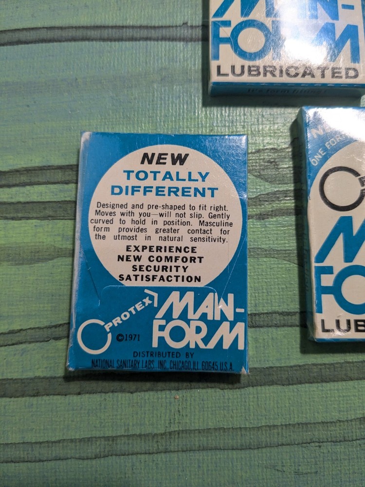 Vintage Protex Man-Form Condoms