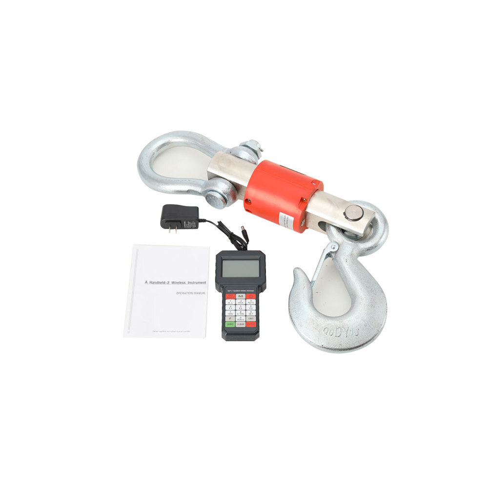 10T Wireless Remote Digital Electronic Hanging Crane Scale with Handheld Meter