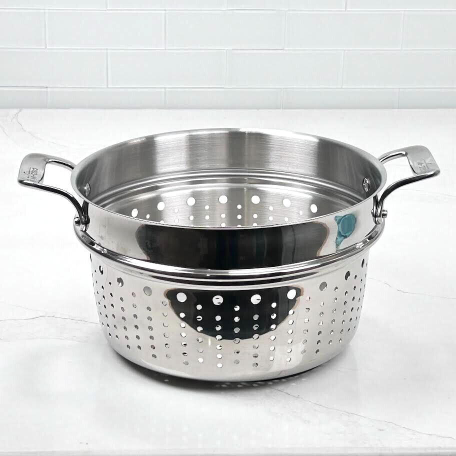 All-Clad Essentials 18/10 Stainless Steel 6.5-qt Colander.