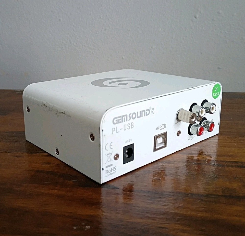 Gem Sound PL-USB Audio Interface Preamp Phono-to-USB