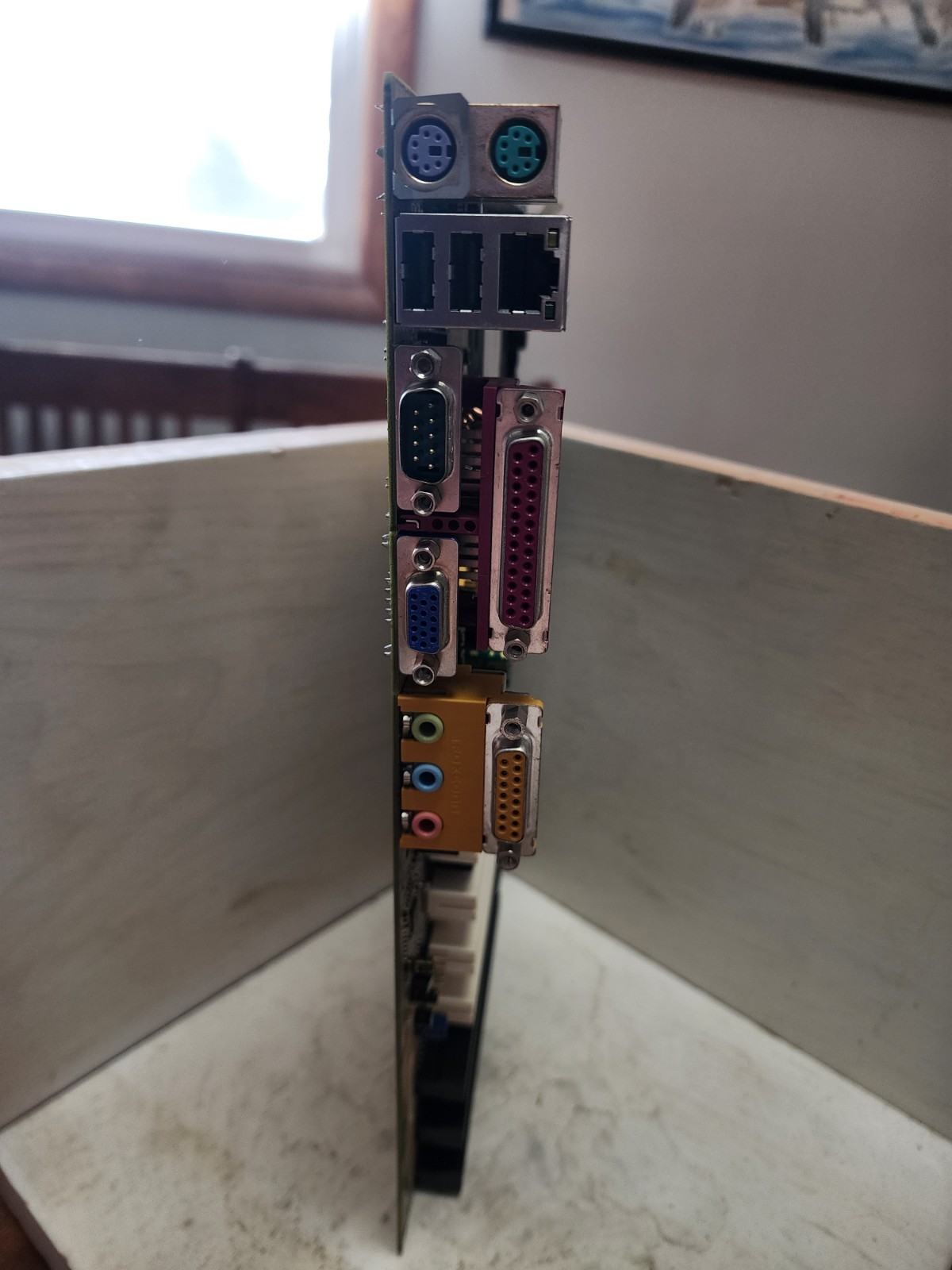 Socket 370 Motherboard Combo – Celeron 1.4GHz, 256MB RAM, I/O Shield – Tested