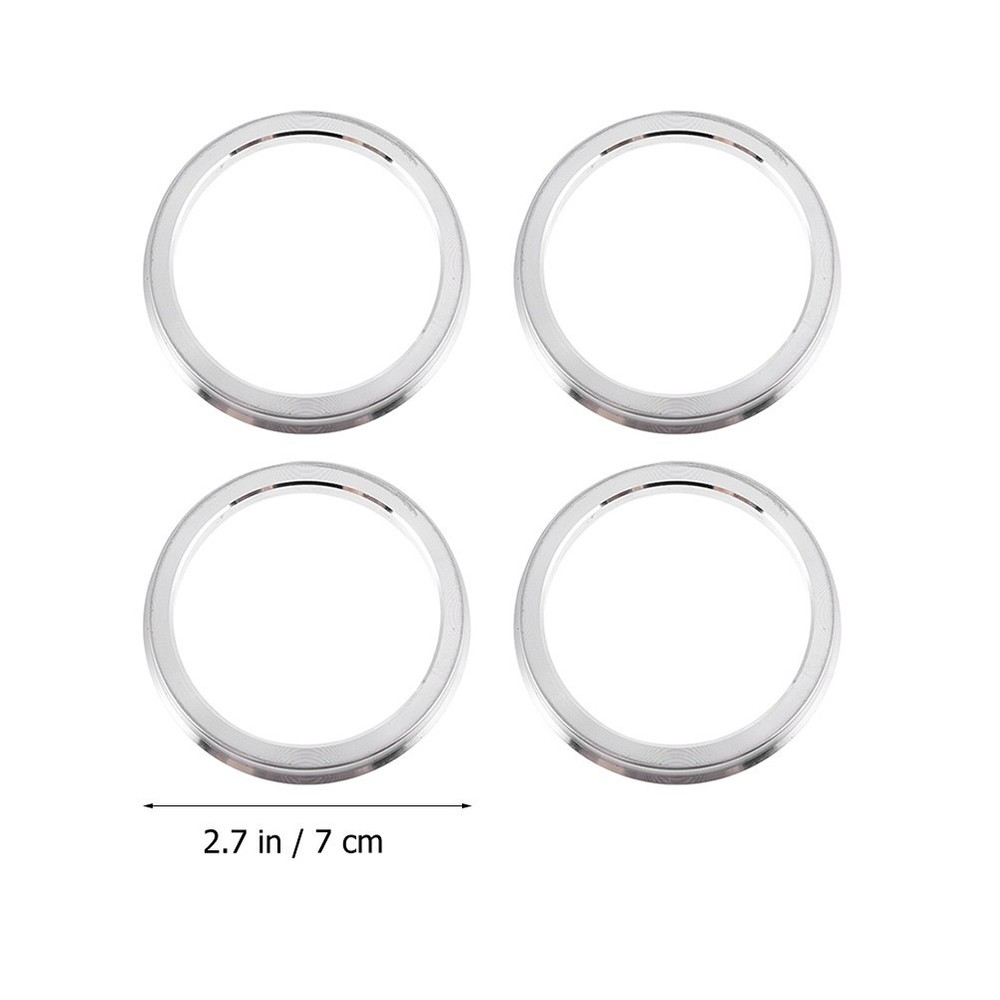 3 Count Inner Accessories Bore Adapter Kit Hub Centric Ring Car Wheel