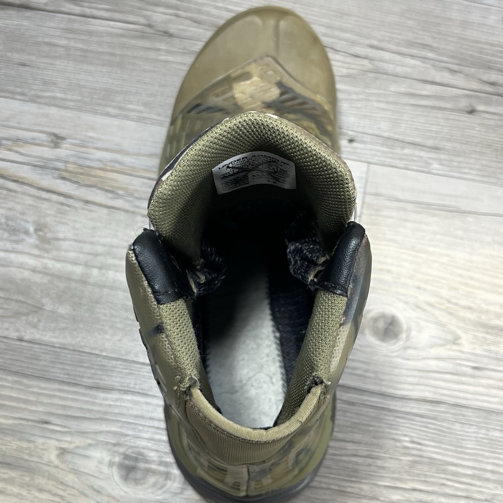 Under Armour Boots Men's 8.5 Cam Hanes CH1 Goretex Camo Hunting BOA Hiking