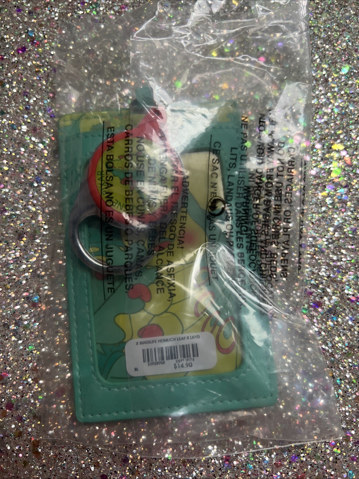 Disney Pixar A Bug's Life Heimlich Retractable ID Lanyard NEW BoxLunch Exclusive