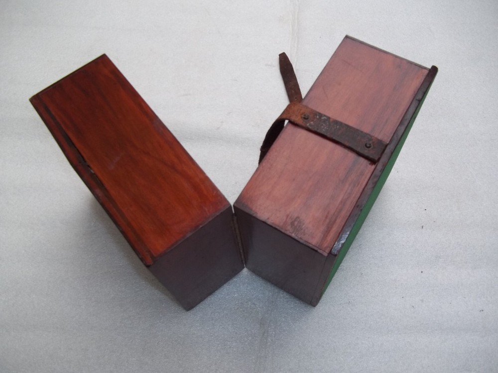 Antique Marine Chronometer Guard Case - Split Lid