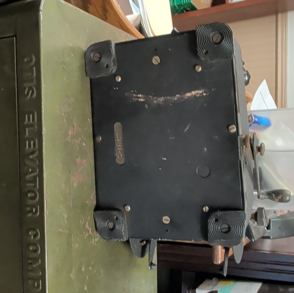 Remington Rand Black Adding Machine Calculator w/ Hand Crank