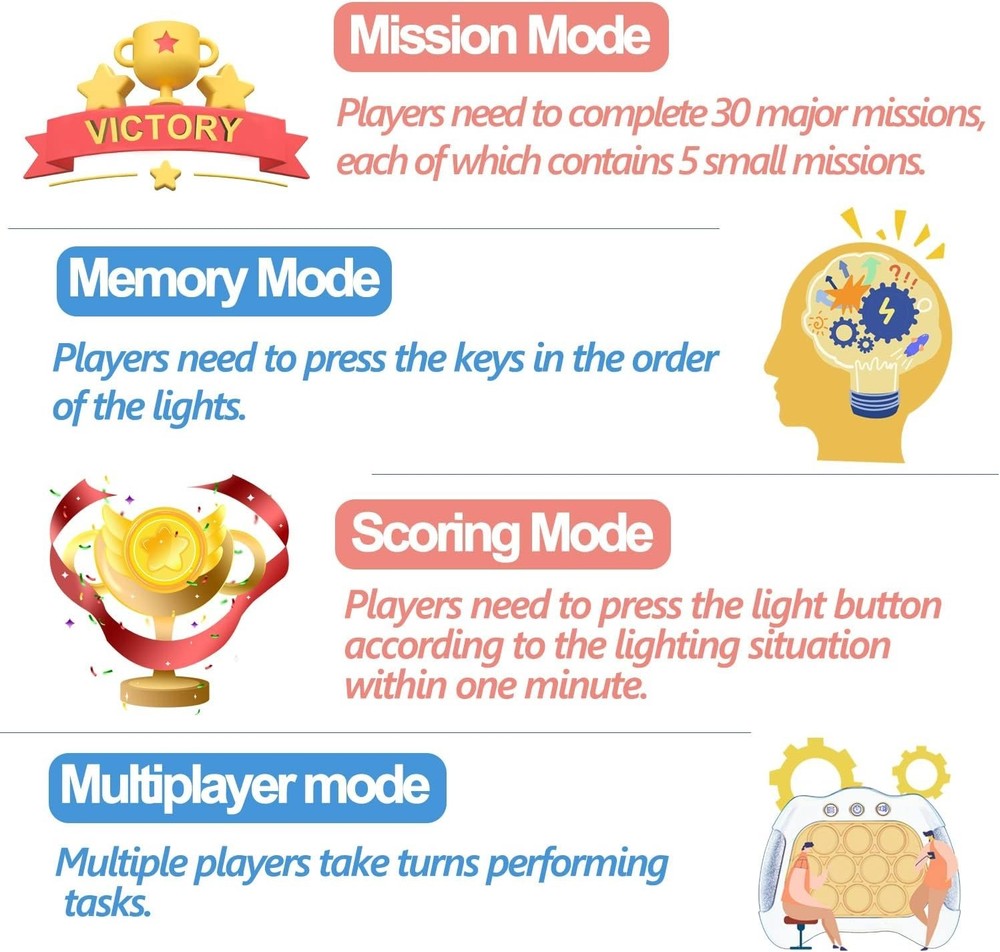 Blue Pop The Target! Handheld Game: Fun Multiplayer Action for All Ages