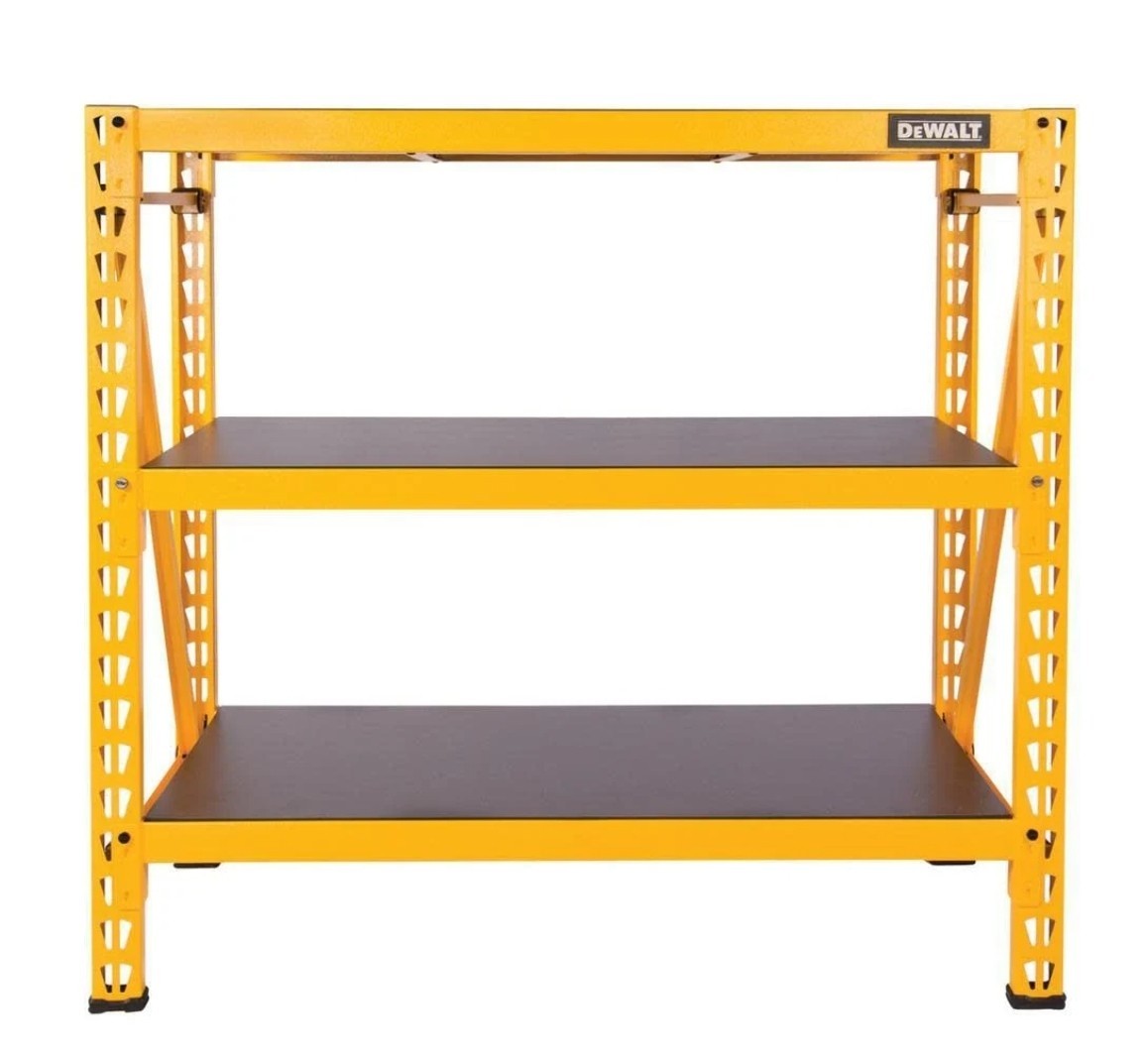 DeWalt DXST4500 48 in. H X 50 in. W X 18 in. D Yellow Steel Storage Rack