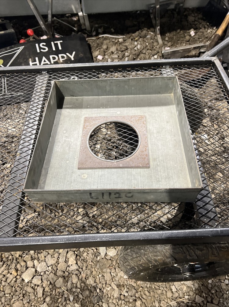 gilson slump cone test tray 14”x14"