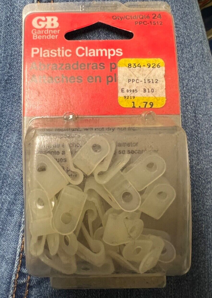 Gardner Bender Plastic Clamps